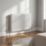 Flomasta 600mm x 1010mm 4366BTU White Horizontal 3 Column Radiator