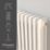 Flomasta 600mm x 1010mm 4366BTU White Horizontal 3 Column Radiator