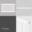 Flomasta 600mm x 1010mm 4366BTU White Horizontal 3 Column Radiator