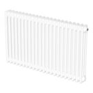 Flomasta 600mm x 1010mm 4366BTU White Horizontal 3 Column Radiator