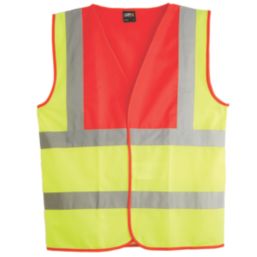 Pro RTX High Visibilty  Waistcoat Yellow / Red 2X Large 52" Chest