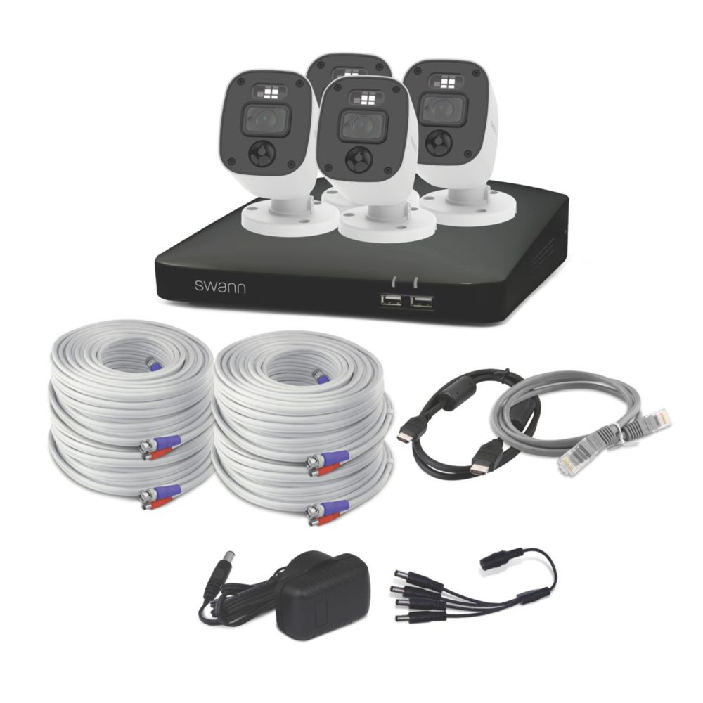 Swann SWDVK-8468042KMQB-EU 1TB 8-Channel 2K Wired Security System