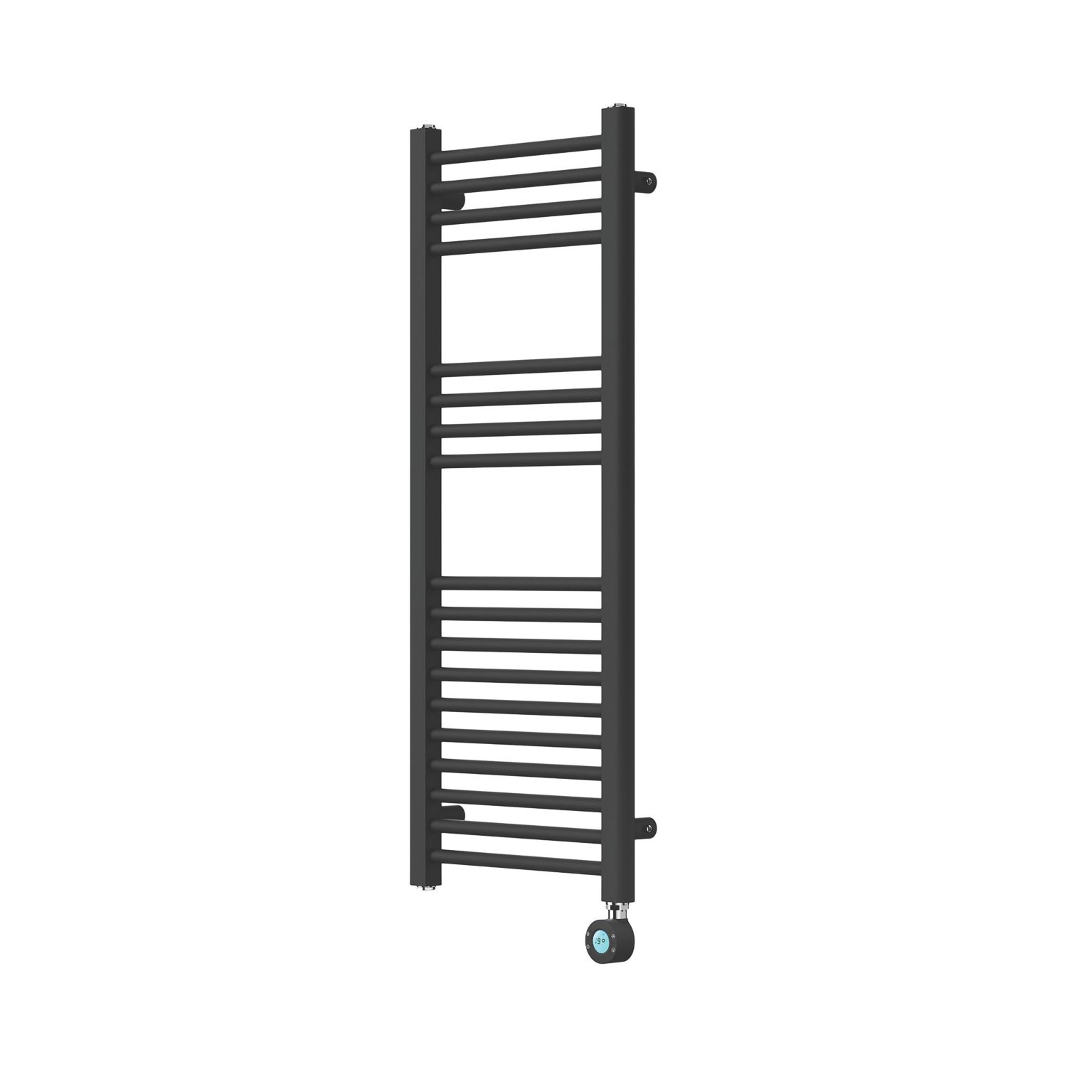 Flomasta 1000mm x 400mm 853BTU Black Flat Electric Towel Radiator (360CL)