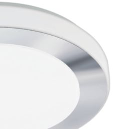 Eglo Carpi LED Bathroom Ceiling Light White / Chrome 7.3W 2220lm