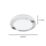 Eglo Carpi LED Bathroom Ceiling Light White / Chrome 7.3W 2220lm