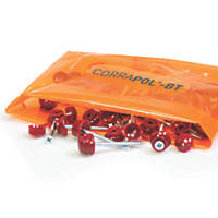 Corrapol-BT  Screw Cap Fixings Red 60 x 20mm 50 Pack