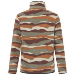 Regatta Frankie Borg Half Zip Fleece Ground Coffee Mountain Range  2X Large 46-48" Chest