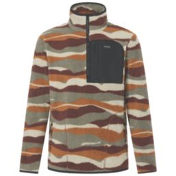 Regatta Frankie Borg Half Zip Fleece Ground Coffee Mountain Range  2X Large 46-48" Chest
