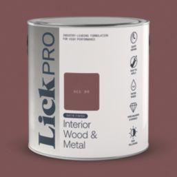LickPro 2.5Ltr Red 06 Satin Water-Based Trim Paint