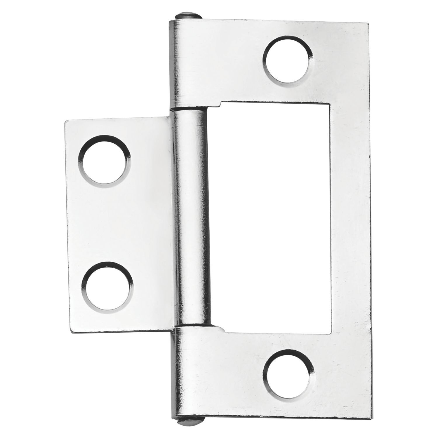 Polished Chrome Flush Hinges 51mm x 25mm 2 Pack (360PR)