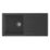 ETAL Comite 1 Bowl Composite Kitchen Sink Black Reversible 1000mm x 500mm