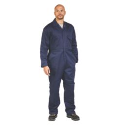 Site Almer  Coveralls Navy Blue 2X Large 60" Chest 31" L