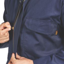 Site Almer  Coveralls Navy Blue 2X Large 60" Chest 31" L