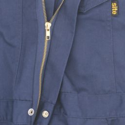 Site Almer  Coveralls Navy Blue 2X Large 60" Chest 31" L