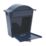 Burg-Wachter Classic Post Box Blue Powder-Coated