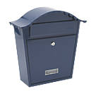 Burg-Wachter Classic Post Box Blue Powder-Coated