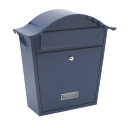Burg-Wachter Classic Post Box Blue Powder-Coated