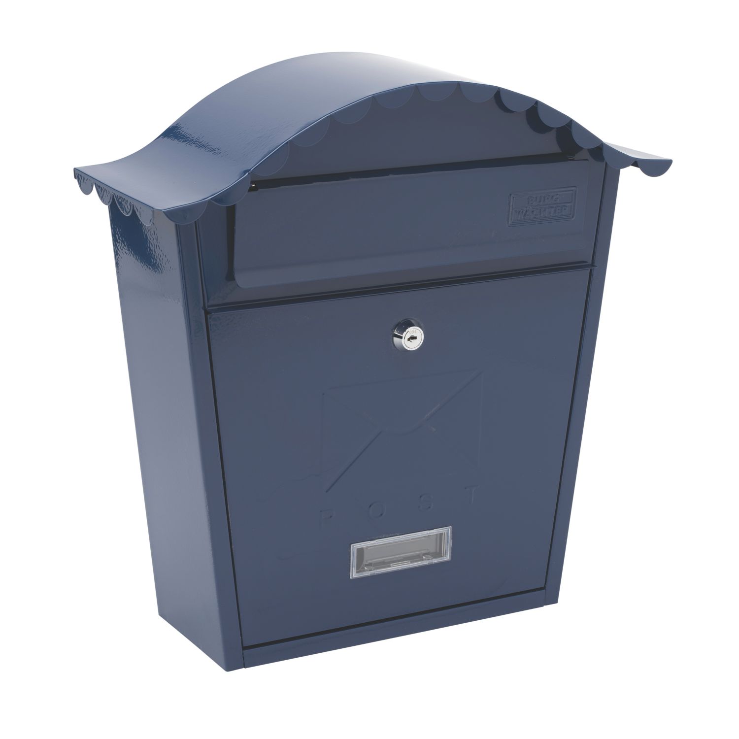 Burg-Wachter Classic Post Box Blue Powder-Coated (360TY)