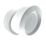 McAlpine MACFIT Rigid 20mm Offset WC Pan Connector White 130mm