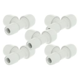 Hep2O  Plastic Push-Fit Reducing Tees 22mm x 15mm x 22mm 5 Pack