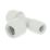 Hep2O  Plastic Push-Fit Reducing Tees 22mm x 15mm x 22mm 5 Pack