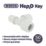 Hep2O  Plastic Push-Fit Reducing Tees 22mm x 15mm x 22mm 5 Pack