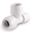 Hep2O  Plastic Push-Fit Reducing Tees 22mm x 15mm x 22mm 5 Pack
