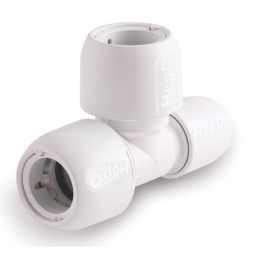 Hep2O  Plastic Push-Fit Reducing Tees 22mm x 15mm x 22mm 5 Pack