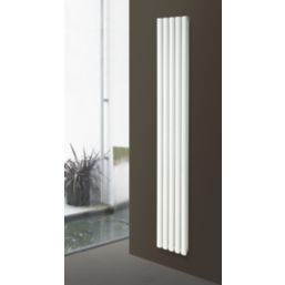 Radiant 1800mm x 245mm 3060BTU White Vertical Designer Radiator