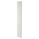 Radiant 1800mm x 245mm 3060BTU White Vertical Designer Radiator