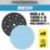 Trend Pro Mesh AB/150/M7/P 80 / 120 / 180 Grit Mesh Multi-Material Sanding Discs 150mm 7 Pack
