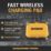 DEWALT  USB-C Wireless Fast Charging Pad 10W