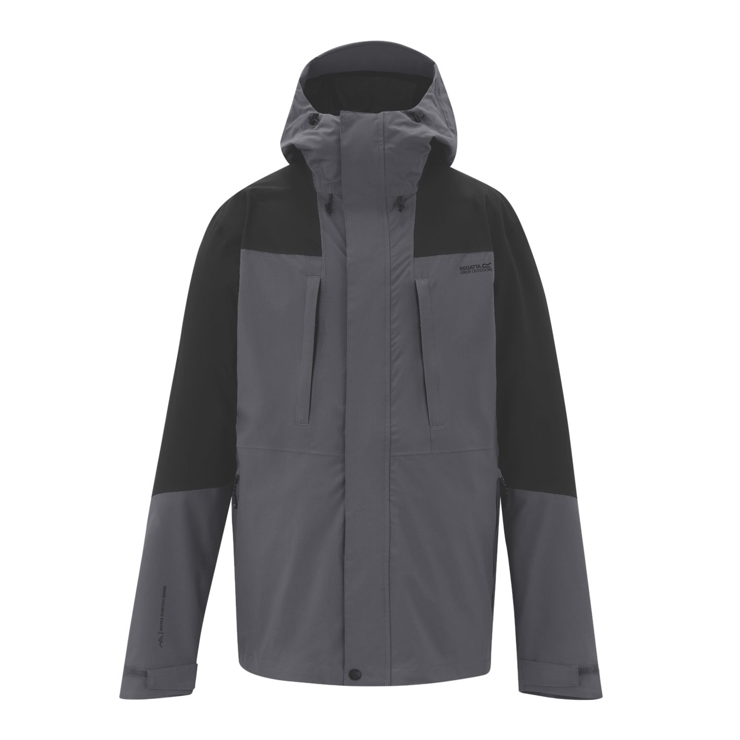 Regatta Freesdale Waterproof Jacket Dark Storm / Black Small Size 42.5" Chest (361EM)
