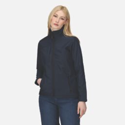 Regatta Octagon Womens Softshell Jacket Navy/Seal Grey Size 10