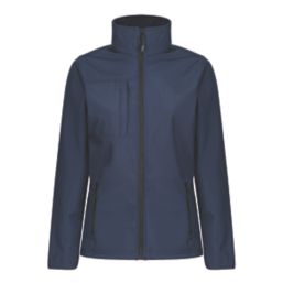 Regatta Octagon Womens Softshell Jacket Navy/Seal Grey Size 10