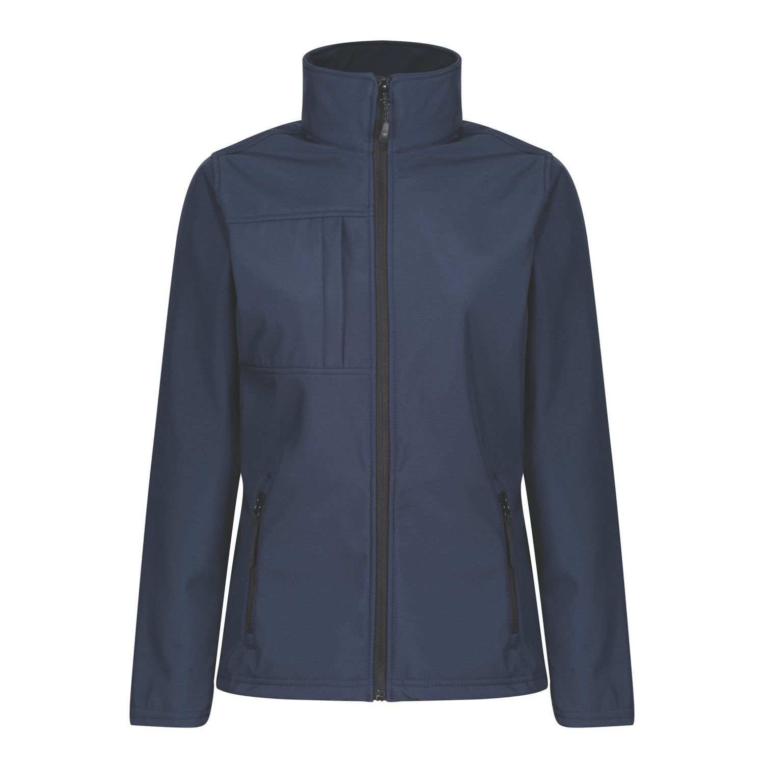 Regatta Octagon Womens Softshell Jacket Navy/Seal Grey Size 10 (361HG)