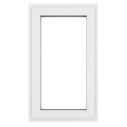 Crystal  Left-Hand Opening Clear Triple-Glazed Casement White uPVC Window 610mm x 965mm
