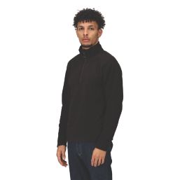 Regatta Honestly Made Half Zip Fleece Black Small 37.5" Chest