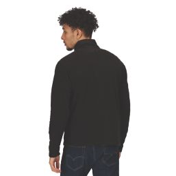 Regatta Honestly Made Half Zip Fleece Black Small 37.5" Chest
