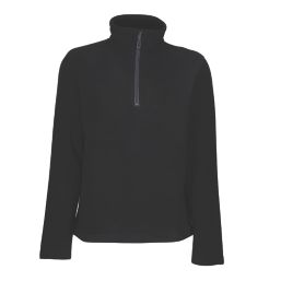 Regatta Honestly Made Half Zip Fleece Black Small 37.5" Chest