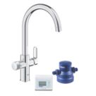 BWT AQA Pure 2.0 1-Way Deck Mounted Drinking Water Filter Tap & Monitor Chrome