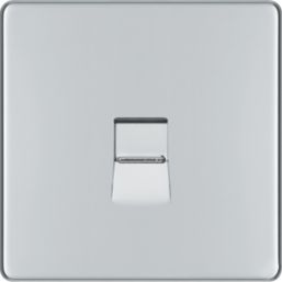 LAP  1-Gang Master Telephone Socket Polished Chrome