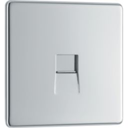 LAP  1-Gang Master Telephone Socket Polished Chrome
