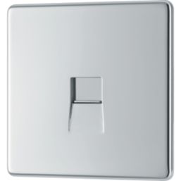 LAP  1-Gang Master Telephone Socket Polished Chrome
