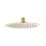 Iowa HP/Combi Flexible Concealed Brushed Brass Thermostatic Round Concealed Shower Mixer with Riser Handset & Overhead Outlet