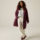 Regatta Nehiala Womens Hooded Long Puffer Coat Fig - 909 Size 18