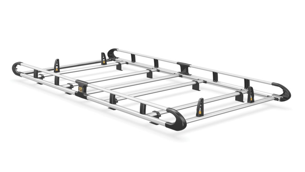 Van Guard  Volkswagen Transporter T6 2015 on Roof Rack - 6-bar ULTIRack+ L1 H1 Tailgate