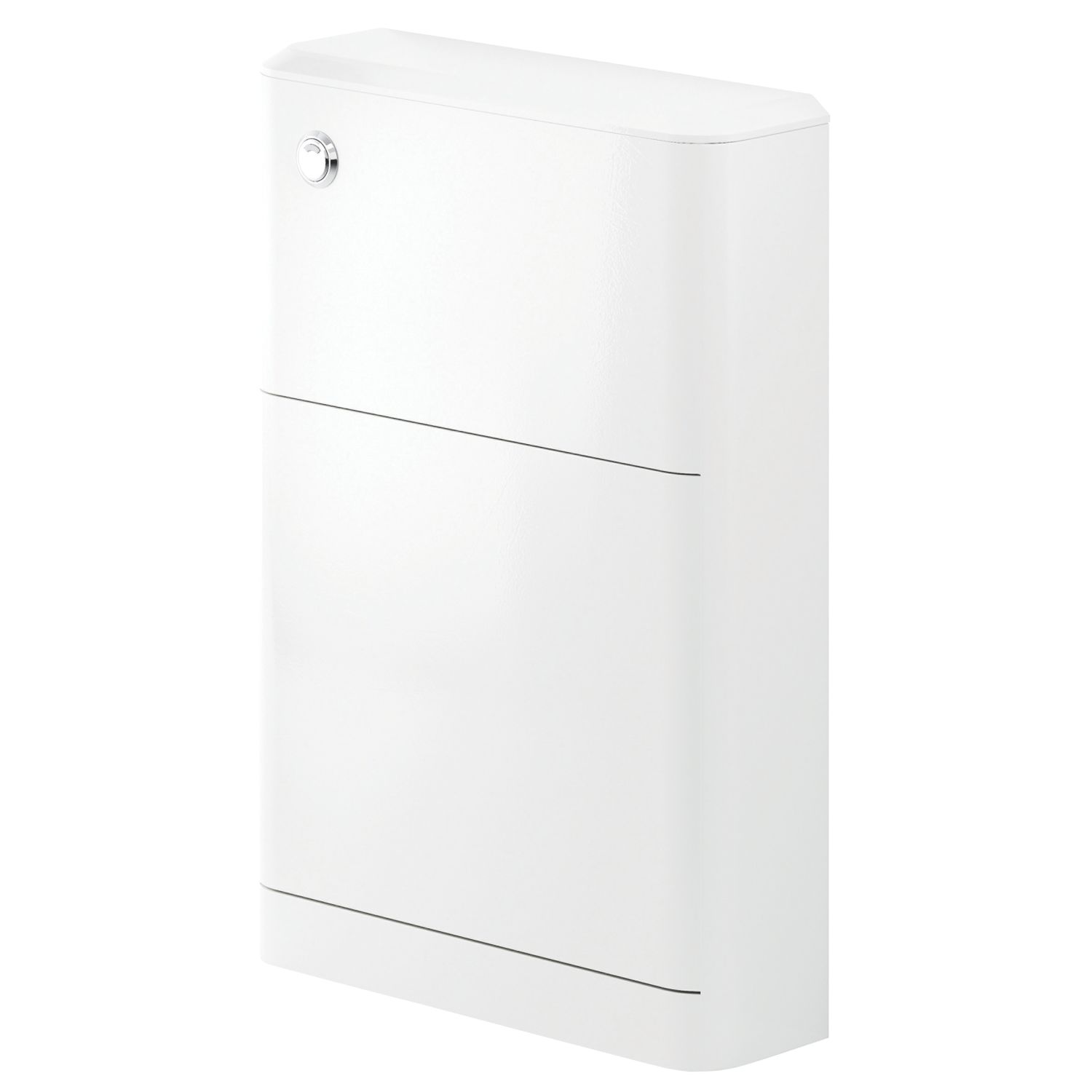 Bathroom Toilet Unit White Gloss 551mm x 201mm x 800mm (361PJ)