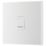 British General 900 Series 10A 10AX 1-Gang 1-Way Press Switch White