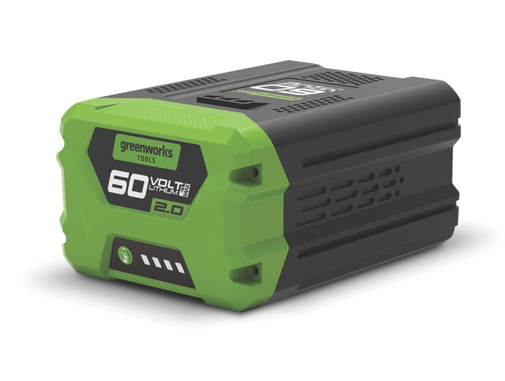 Greenworks G60B2 60V 2Ah Li-Ion Battery - Screwfix